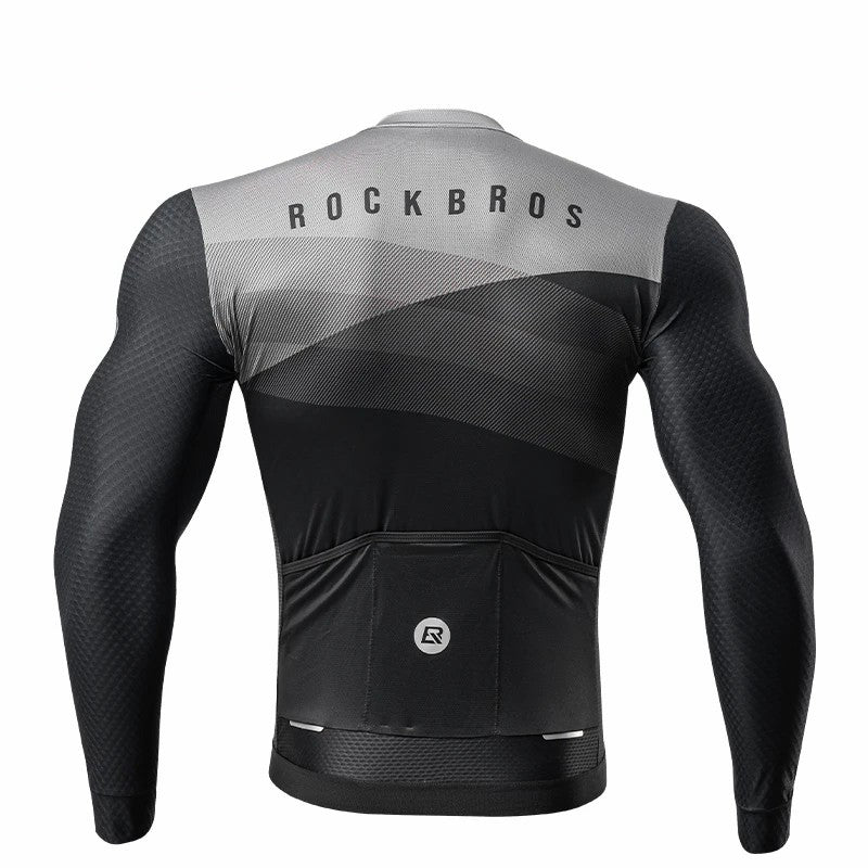 ROCKBROS rk2008 Spring Autumn Long Sleeve Top Windproof Cycling Jacket ROCKBROS rk2008 Spring Autumn Long Sleeve Top Windproof Cycling Jacket